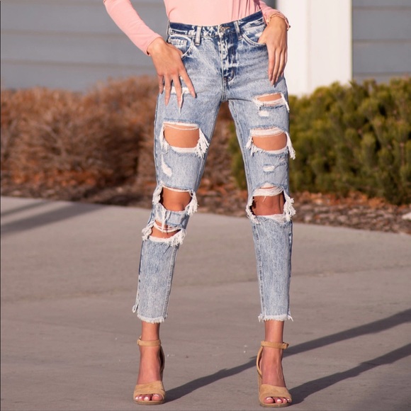 KanCan Denim - NWT: KanCan High Rise Distressed Boyfriend Jeans